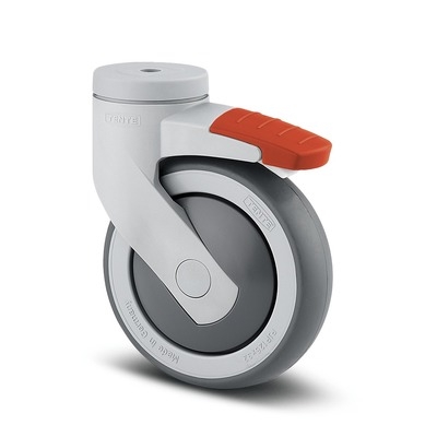 Castor braked 125mm SS for Noa Shower Chair